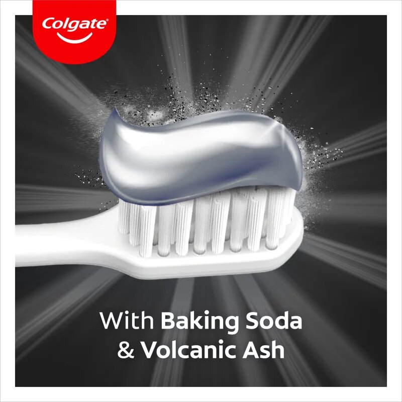 Colgate Advanced White Volcanic Ash and Baking Soda натурална паста за зъби 75x1