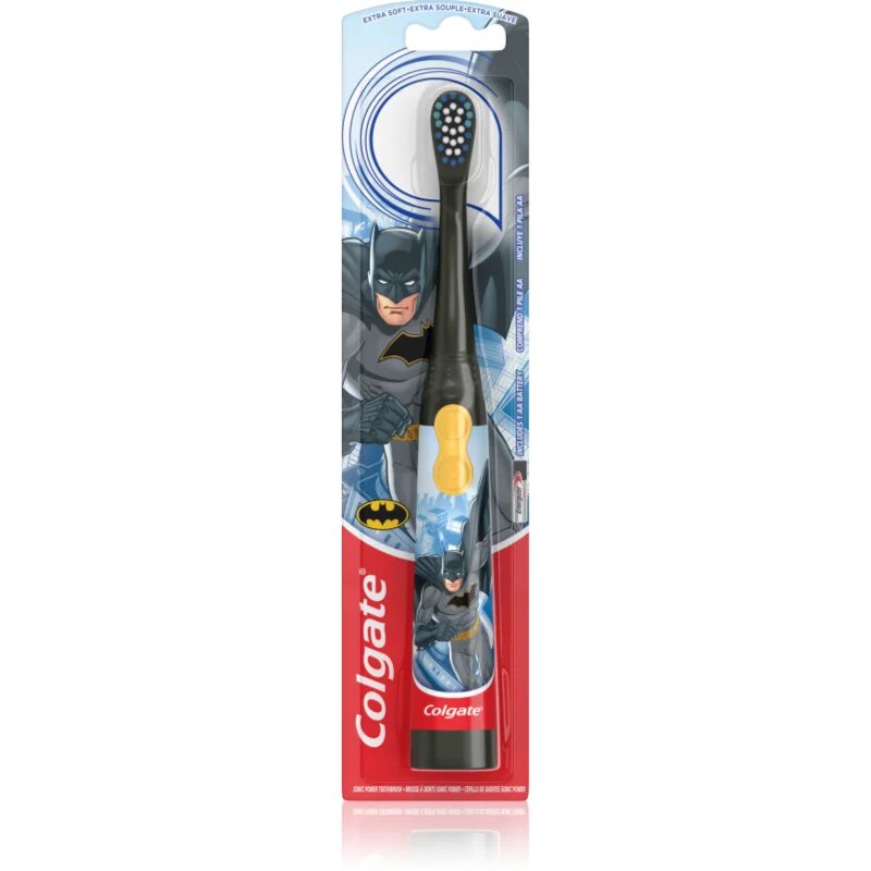 Colgate Kids Batman детска електрическа четка за зъби със сменяеми батерии много мека 1 бр.