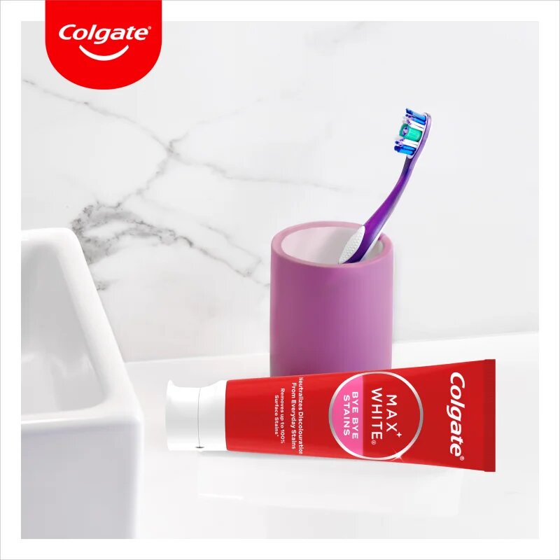 Colgate Max White Bye Bye Stains паста за зъби 75 мл.