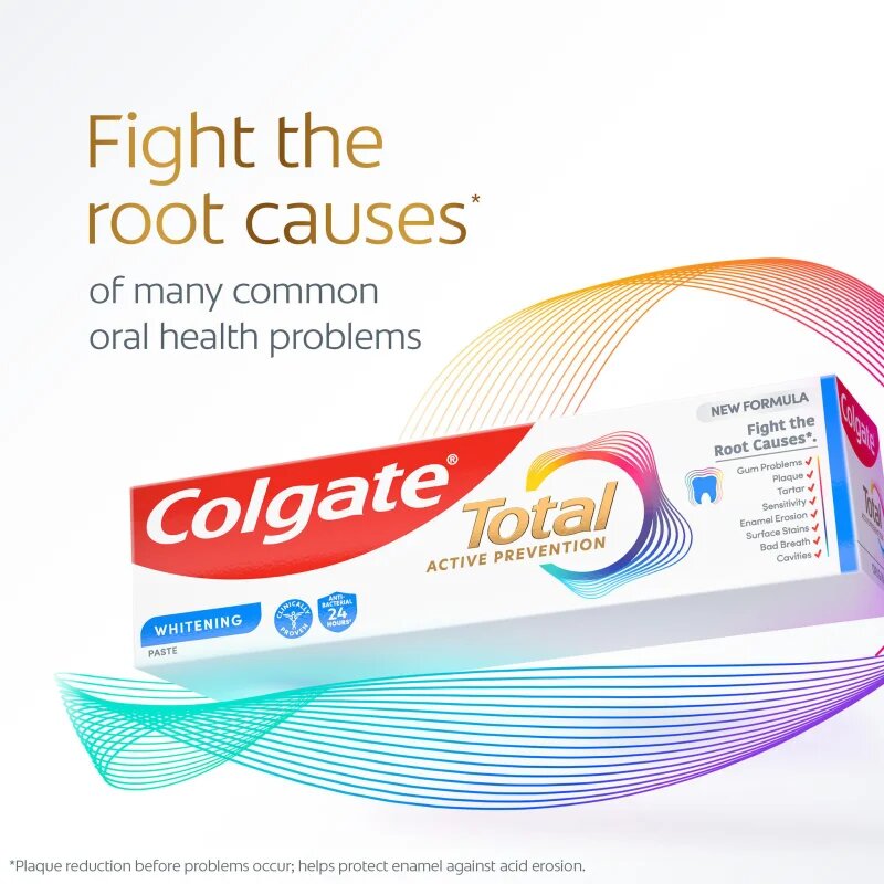Colgate Total Active Prevention Whitening избелваща паста за зъби 75 мл.