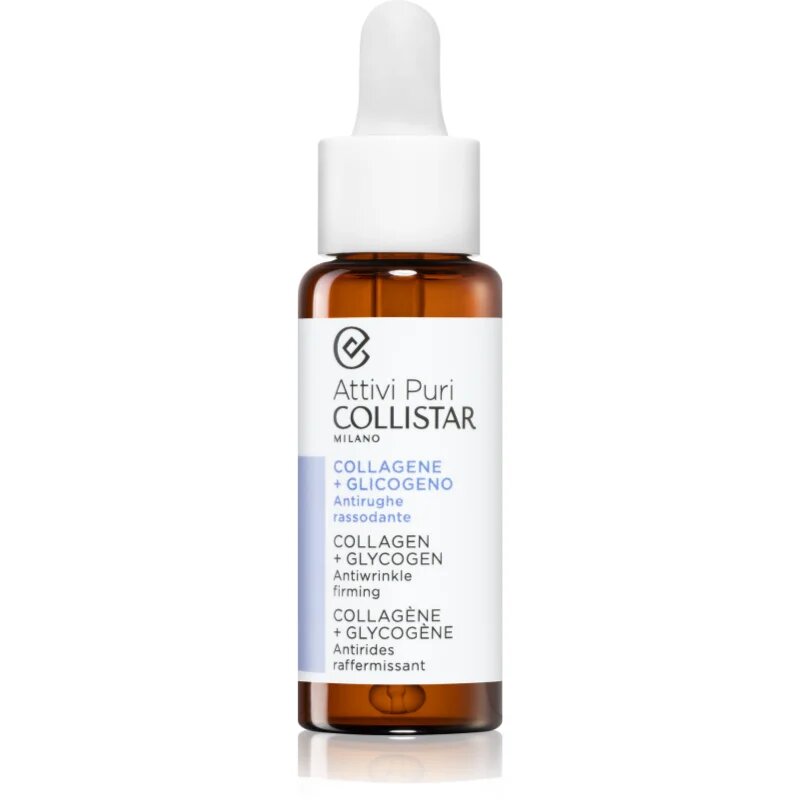 Collistar Attivi Puri Collagen+Glycogen Antiwrinkle Firming серум за лице намаляващ признаците на стареене с колаген 30 мл.