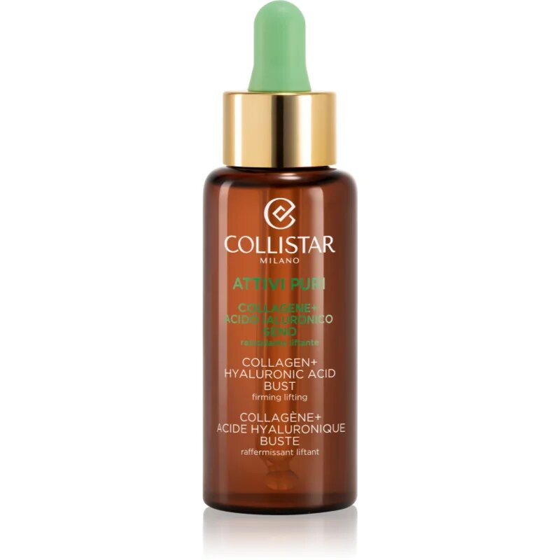 Collistar Attivi Puri Collagen+Hyaluronic Acid Bust стягащ серум за деколте и бюст с колаген 50 мл.