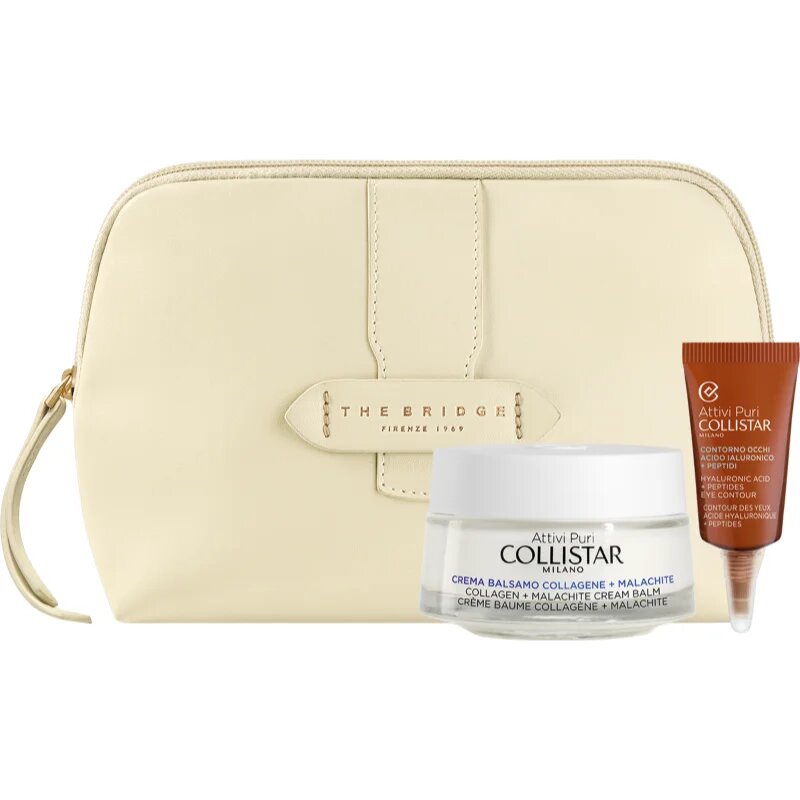 Collistar Attivi Puri Collagen + Malachite Conditioning Cream Gift Set подаръчен комплект за регенерация и подхранване на лицето