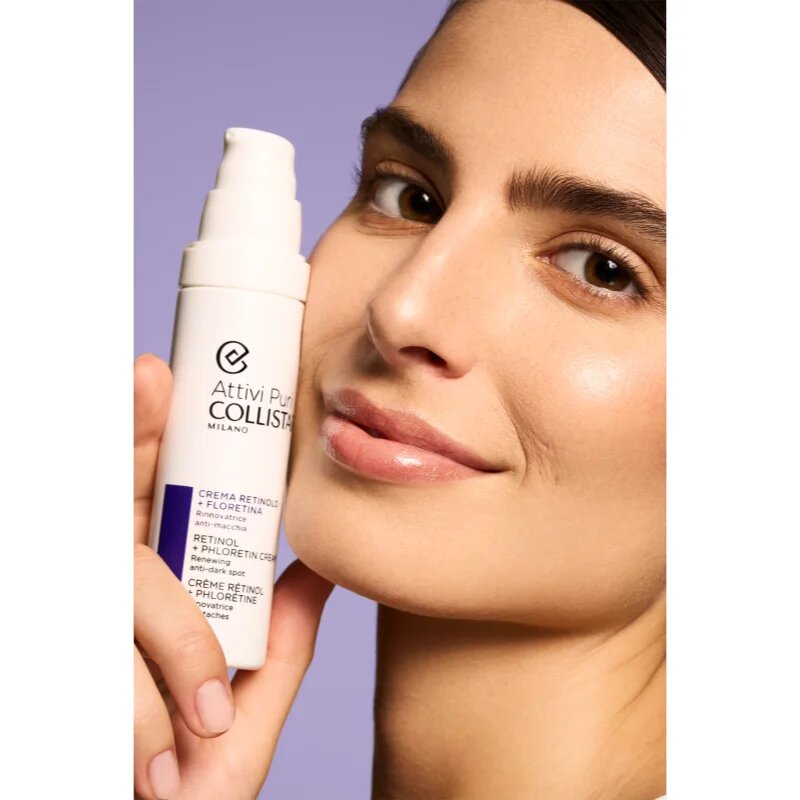 Collistar Attivi Puri Retinol + Phloretin активен нощен крем за редукция на пигментни петна с ретинол 50 мл.