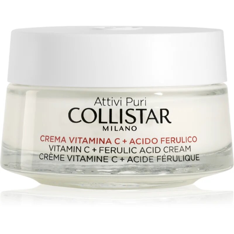 Collistar Attivi Puri Vitamin C + Ferulic Acid Cream озаряващ крем с витамин С 50 мл.