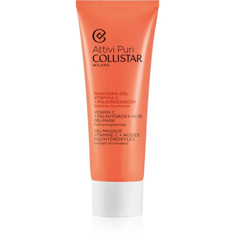 Collistar Attivi Puri Vitamin C + Polyhydroxy Acid Gel-Mask гел маска с витамин С 75 мл.