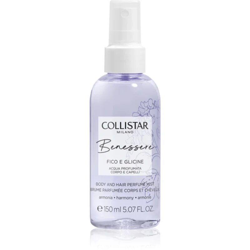 Collistar Benessere Fig and Wisteria парфюмна мъгла за коса и тяло за жени 150 мл.