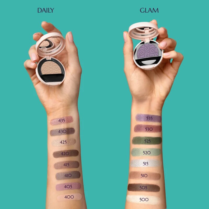 Collistar Impeccabile Compact Eyeshadow интензивни сенки за очи 515 Argento Shimmer 3 гр.