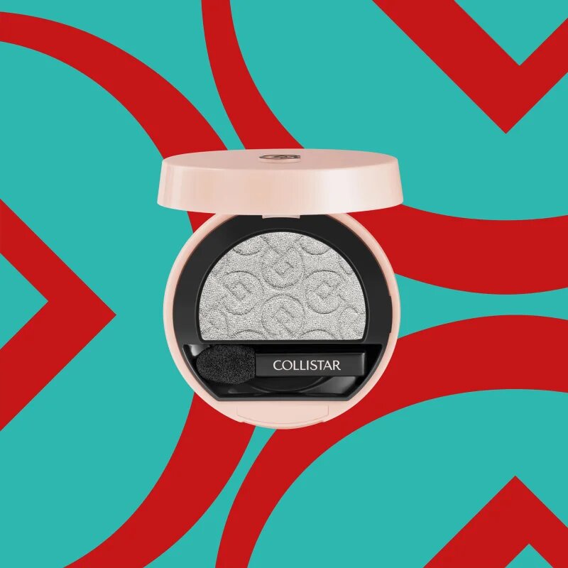 Collistar Impeccabile Compact Eyeshadow интензивни сенки за очи 515 Argento Shimmer 3 гр.