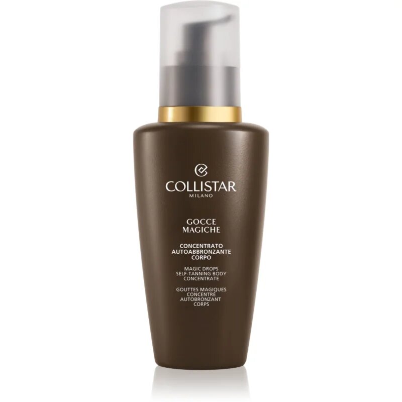 Collistar Magic Drops Body-Legs Self-Tanning Concentrate автобронзантна емулсия за тяло и крака 125 мл.