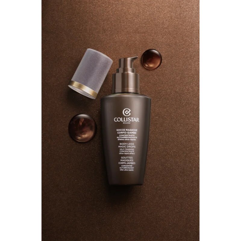 Collistar Magic Drops Body-Legs Self-Tanning Concentrate автобронзантна емулсия за тяло и крака 125 мл.