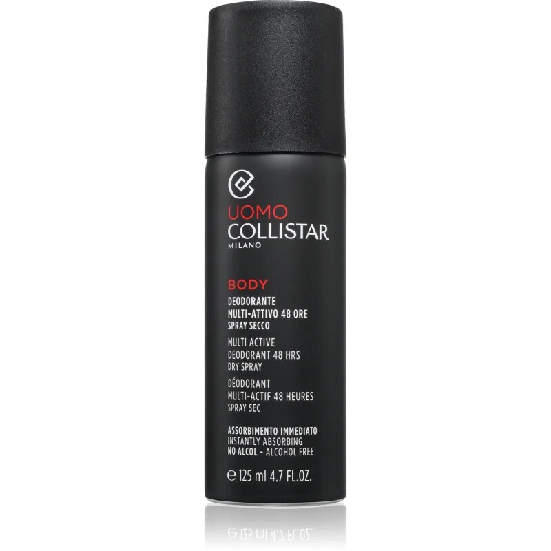 Collistar Multi-Active Deodorant 48hrs Dry Spray освежаващ дезодорант за мъже 125 мл.