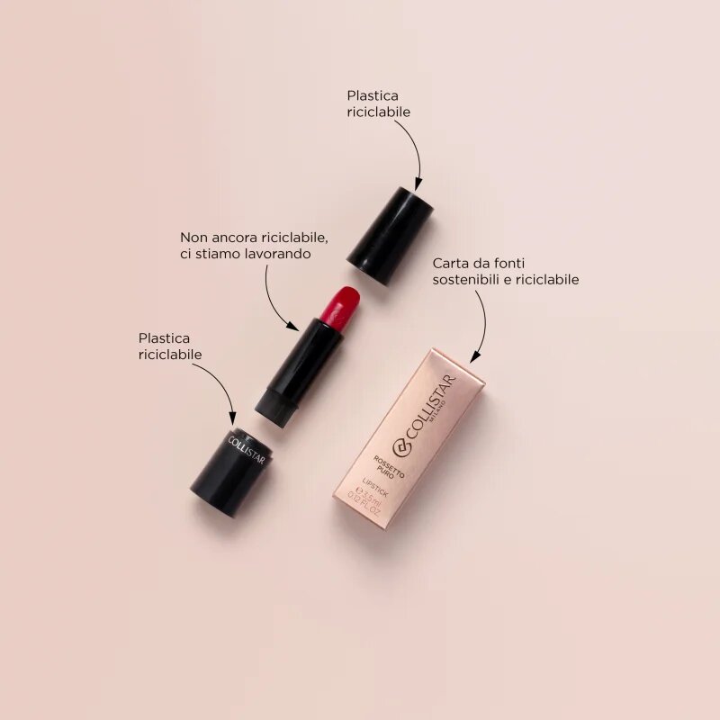 Collistar Rossetto Lipstick Refill дълготрайно червило пълнител цвят 110 BACIO 3.5 мл.