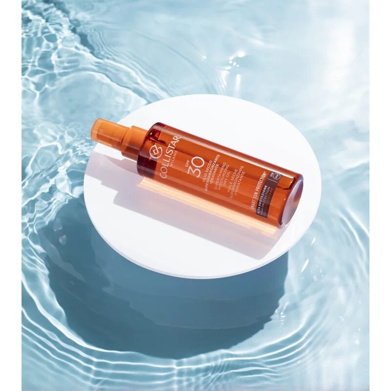 Collistar Smart Sun Protection Supertanning Moisturizing Dry Oil SPF 30 слънцезащитно сухо масло SPF 30 200 мл.