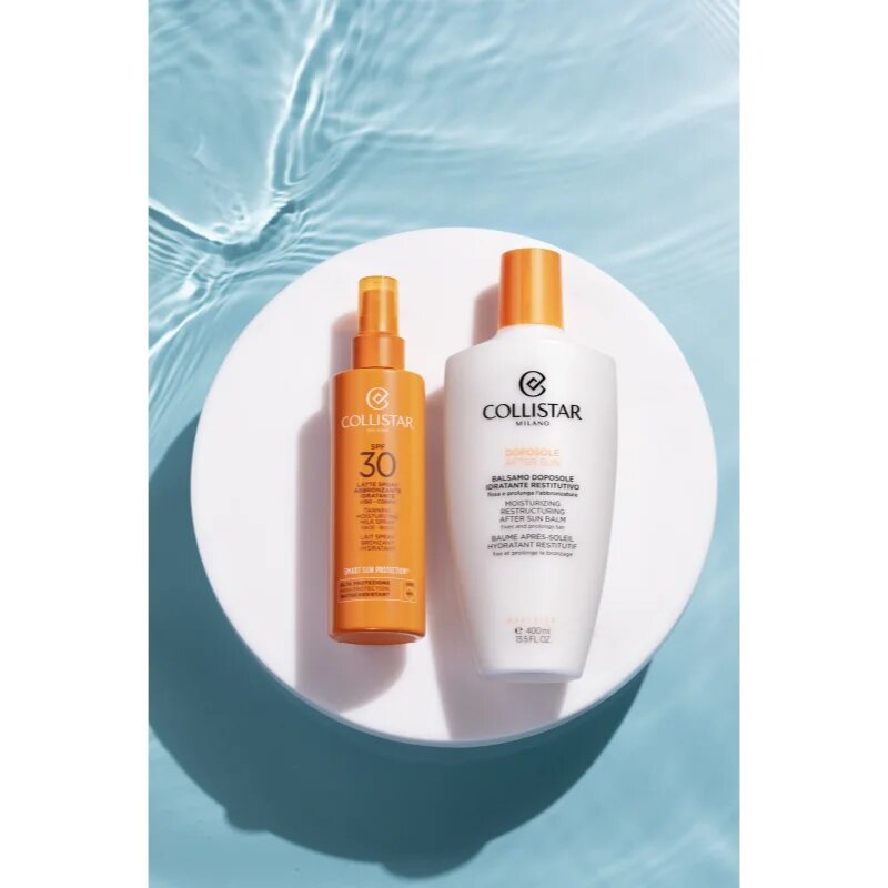 Collistar Smart Sun Protection Tanning Moisturizing Milk Spray SPF 30 слънцезащитен лосион в спрей SPF 30 200 мл.