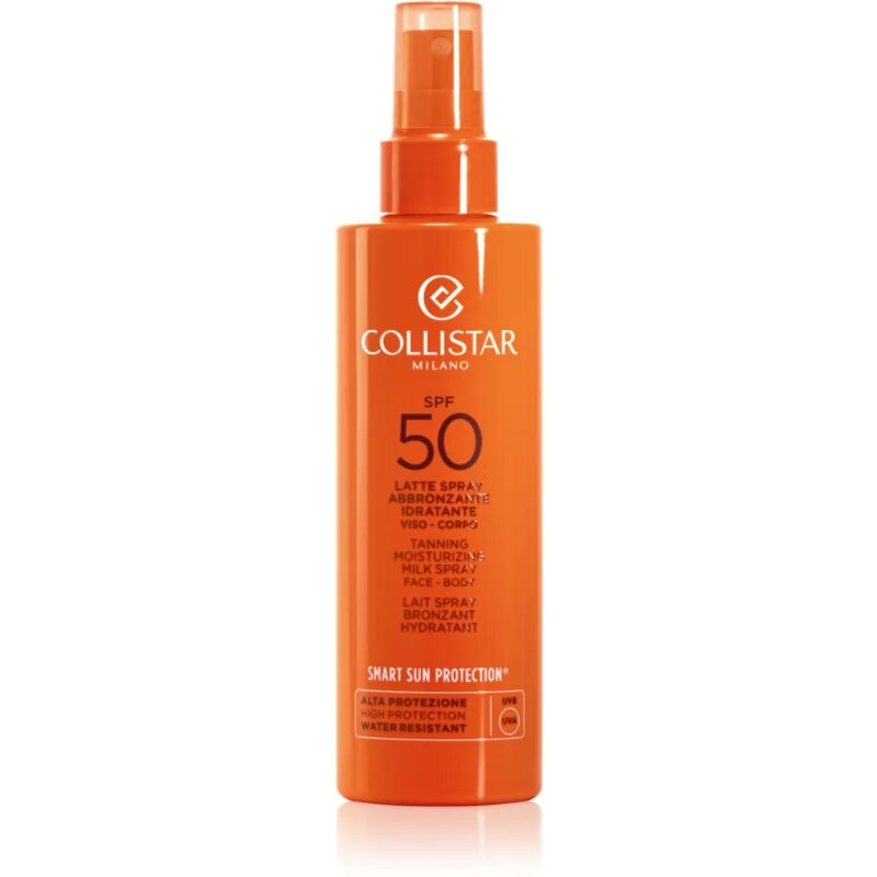 Collistar Special Perfect Tan Tanning Moisturizing Milk Spray мляко за загар в спрей за подчертаване на тена 200 мл.