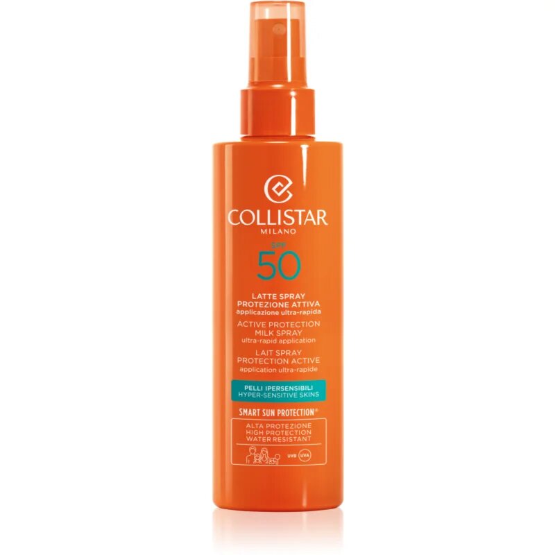 Collistar Sun Active Protection Milk Spray мляко за загар в спрей SPF 50 200 мл.