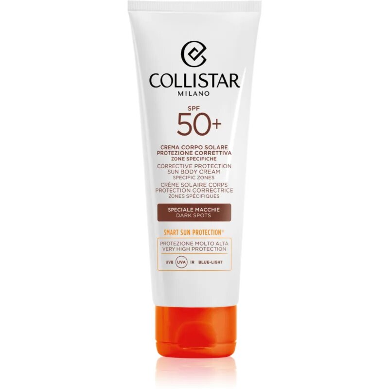 Collistar Sun Corrective Protection Body Cream Specific Zones SPF 50+ интензивен автобронзиращ крем против пигментни петна 100 мл.