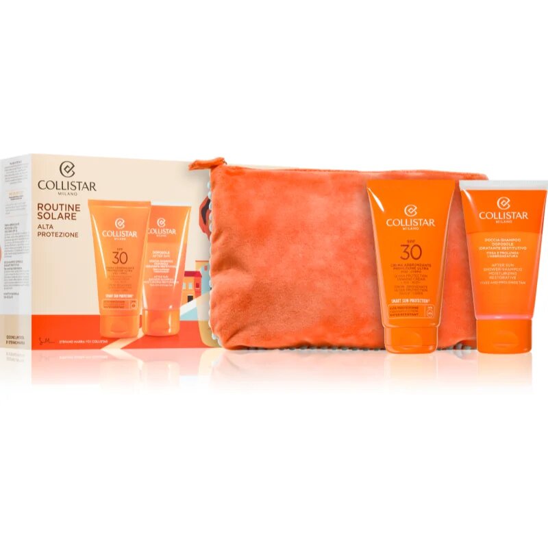 Collistar Sun Ultra protection tanning cream spf 30 set подаръчен комплект за тен SPF 30 1 бр.
