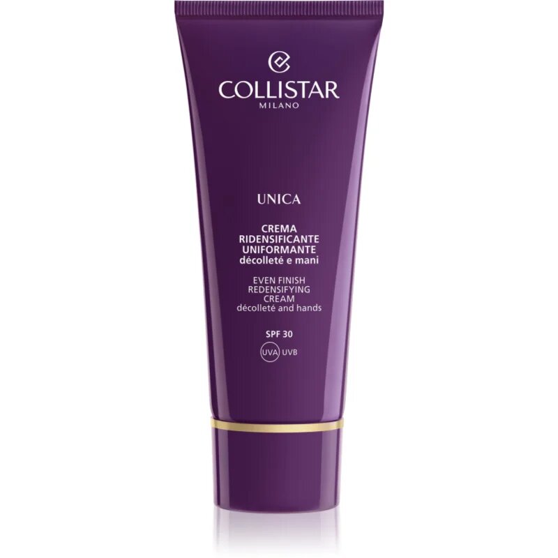 Collistar Unica Even Finish Redensifying Cream стягащ крем за деколтето и бюста SPF 30 75 мл.