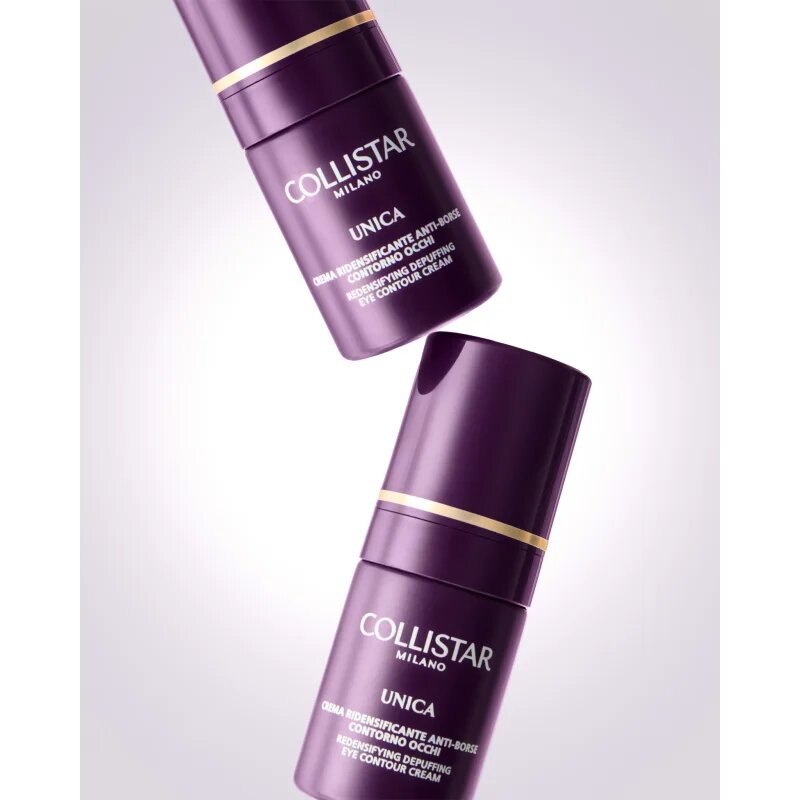 Collistar Unica Redensifying Draining Anti-Bags Eye Contour озаряващ крем за околоочната зона против отоци и тъмни кръгове 15 мл.