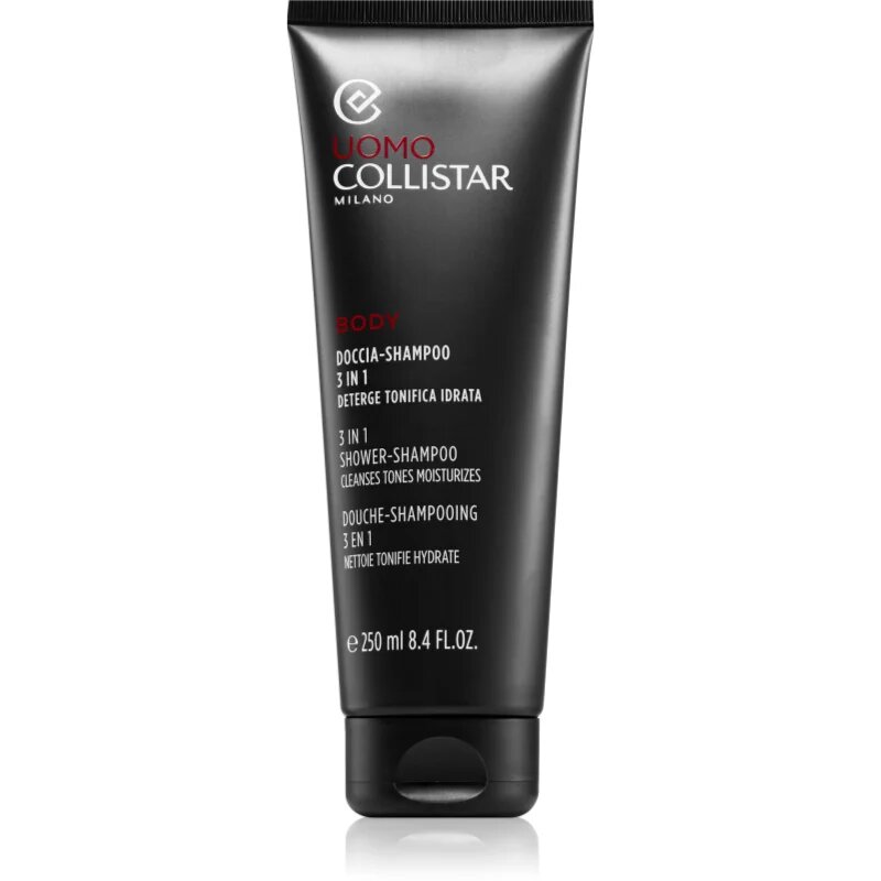 Collistar Uomo Shower Shampoo 3in1 душ шампоан за мъже 250 мл.
