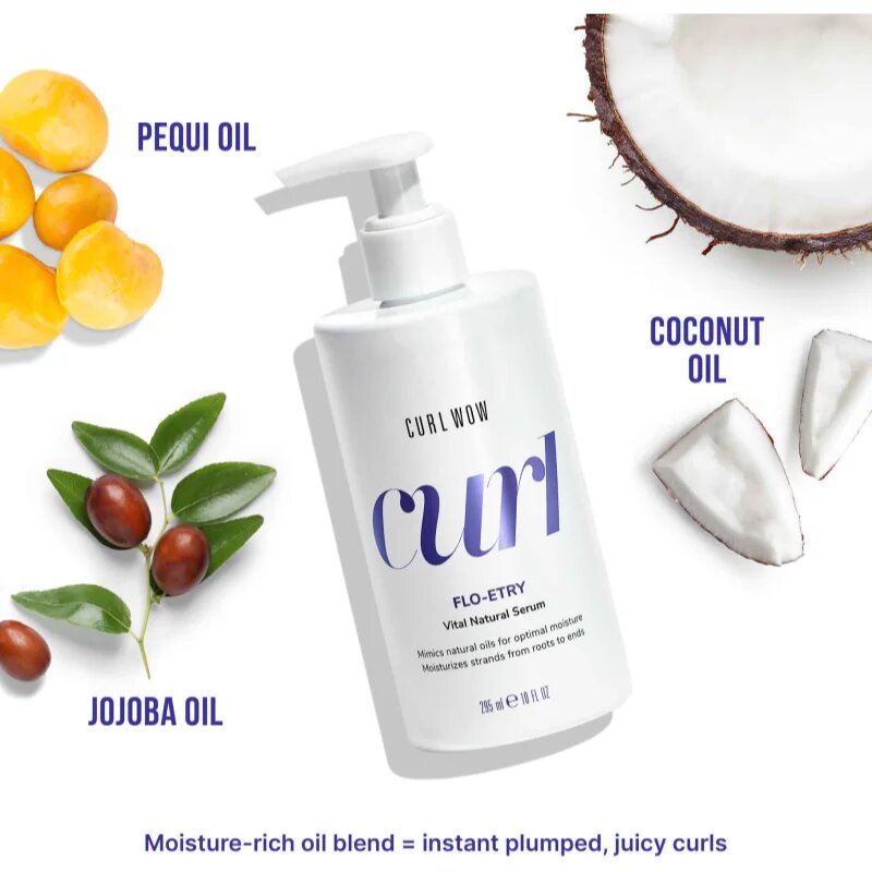 Color WOW Curl Flo-Entry регенериращ серум за масло за чуплива и къдрава коса 295 мл.