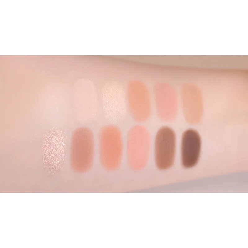 Colorgram Pin Point Eyeshadow Palette палитра сенки за очи за перфектен външен вид цвят 01 Peach+Coral 9.9 гр.