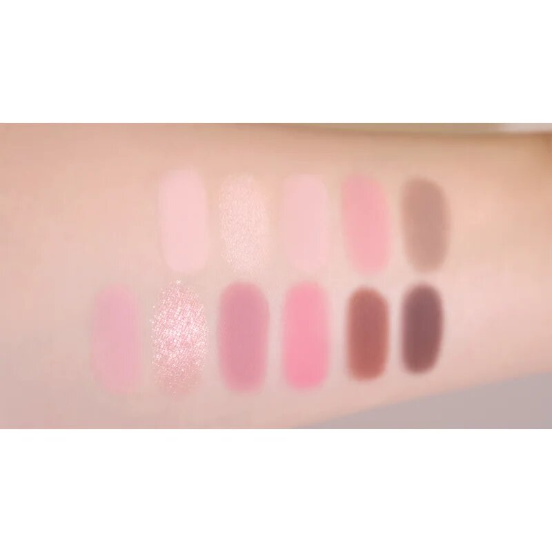Colorgram Pin Point Eyeshadow Palette палитра сенки за очи за перфектен външен вид цвят 02 Pink+Mauve 9.9 гр.