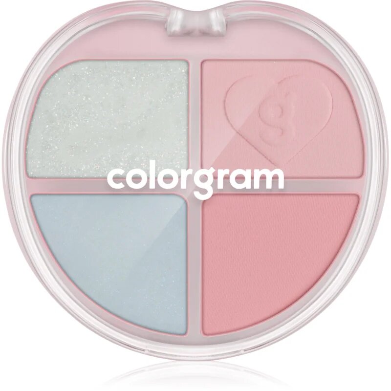 Colorgram Tintin Dory Eyeshadow Palette палитра със сенки за очи и озарители цвят 05 Fairy Dory 4 гр.