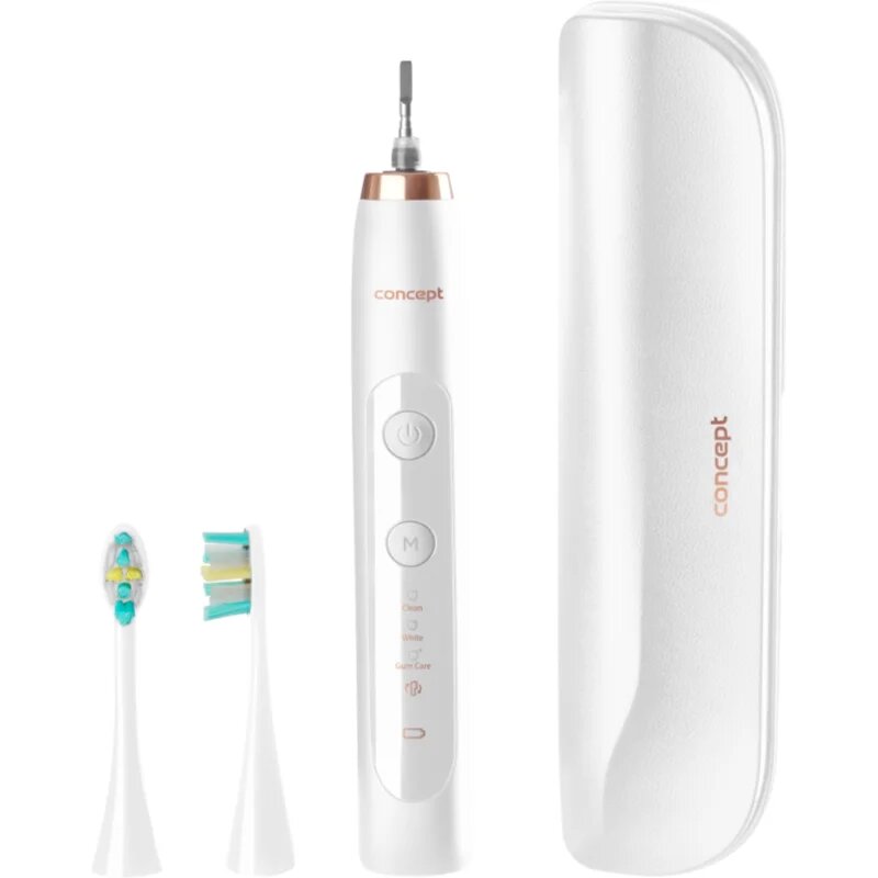 Concept Perfect Smile ZK7010 звукова електрическа четка за зъби с калъфка White 1 бр.