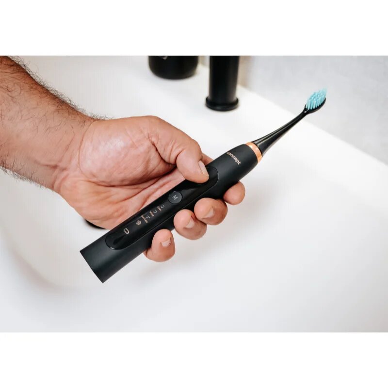 Concept Perfect Smile ZK7011 звукова електрическа четка за зъби с калъфка Black 1 бр.
