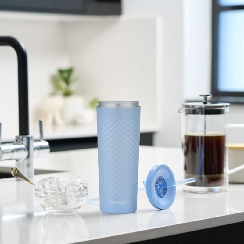Contigo Autoclose Tumbler чаша на път боя Glacier Blue 590 мл.