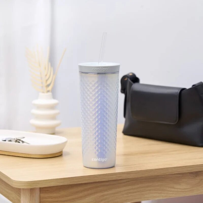 Contigo Autoclose Tumbler чаша на път боя Shiny Blue 590 мл.