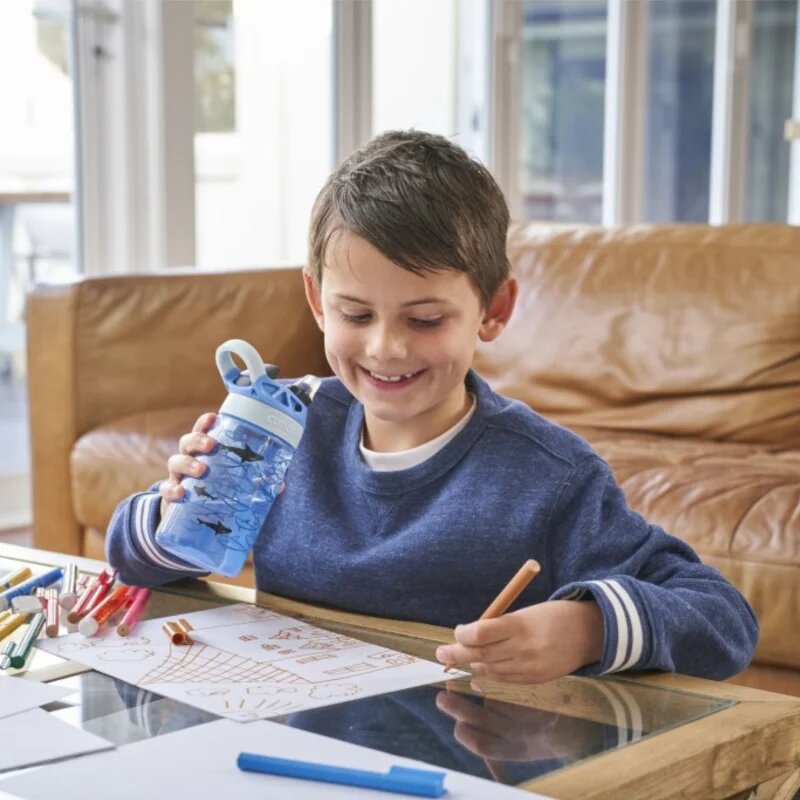 Contigo Easy Clean бутилка за вода за деца Blue Sharks 1 бр.
