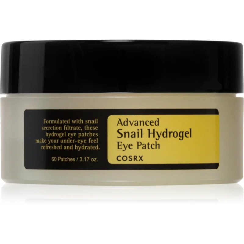 Cosrx Advanced Snail Hydrogel Eye Patch хидрогелова маска за зоната около очите за освежаване и хидратация 60 бр.