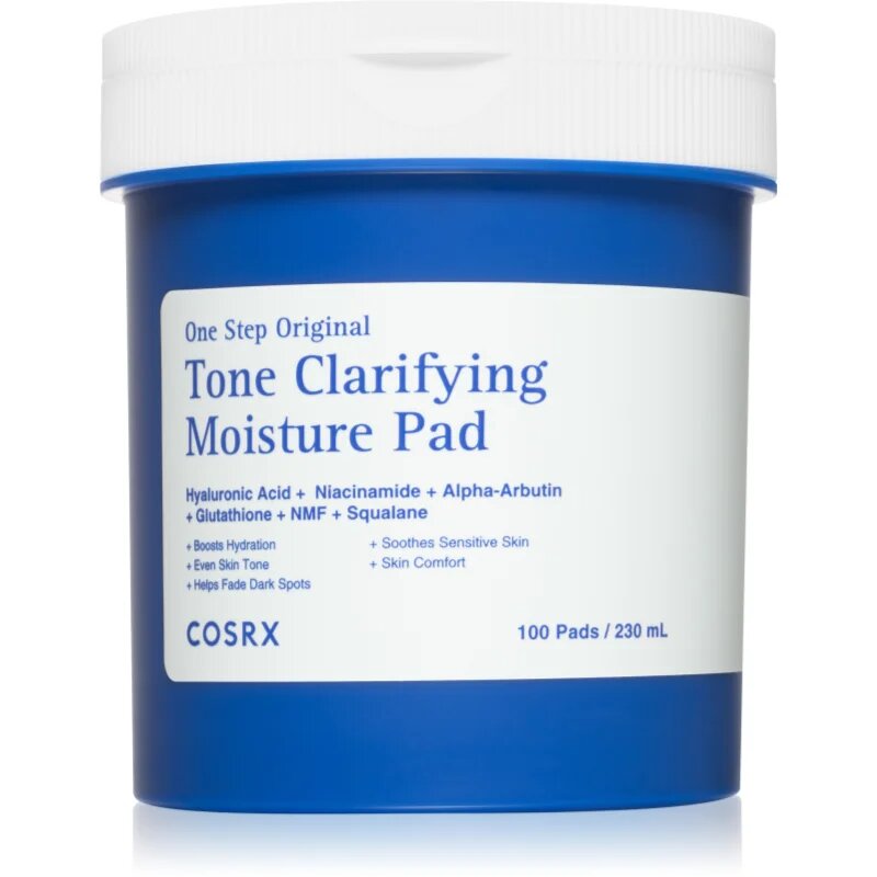 Cosrx One Step Original Tone Clarifying Moisture Pad тонизиращи възглавнички с хидратиращ ефект 100 бр.
