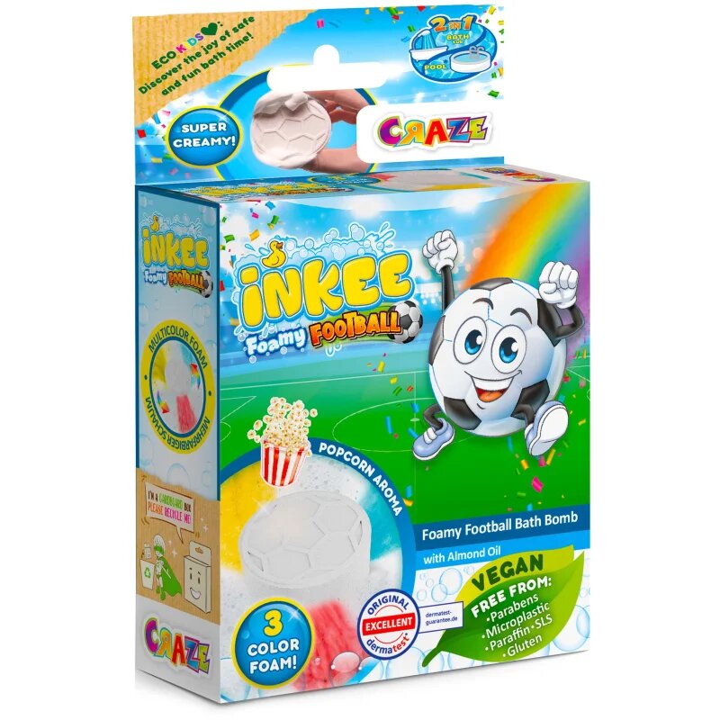 Craze INKEE Foamy Football бомбичка за вана за деца 1 бр.