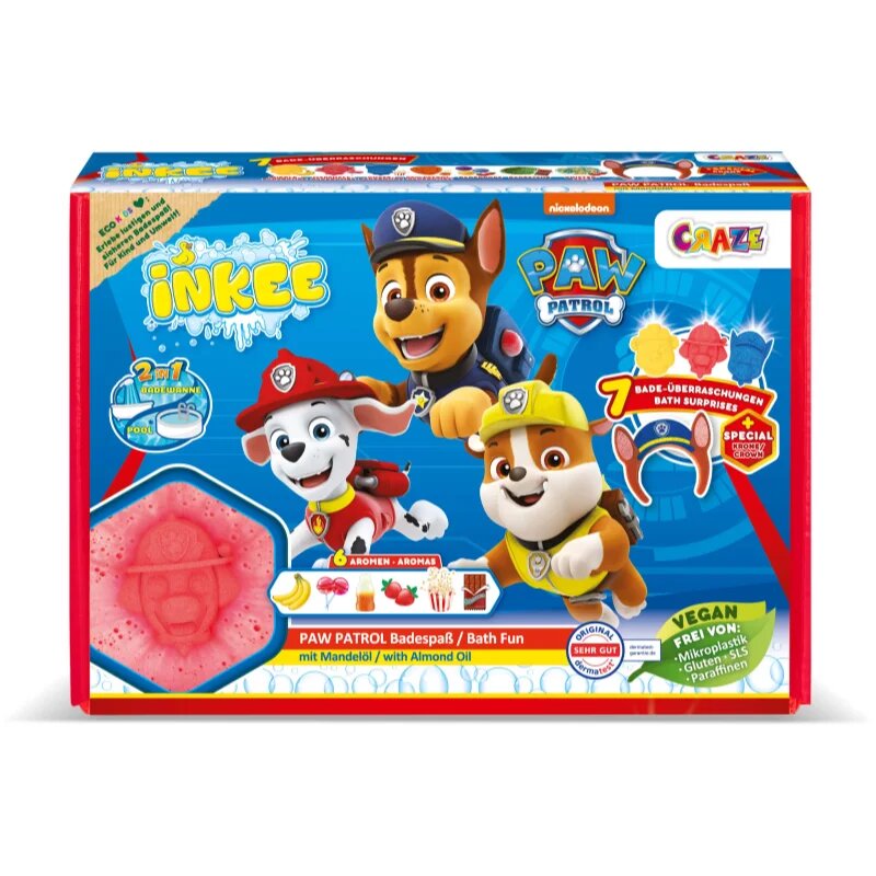 Craze INKEE Paw Patrol подаръчен комплект за вана за деца