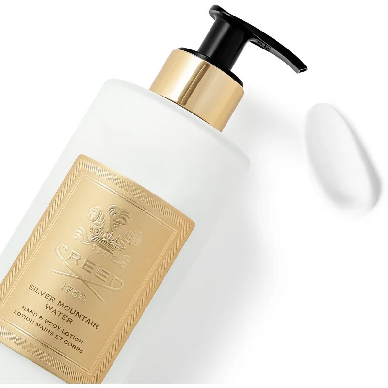Creed Silver Mountain Water парфюмирано мляко за тяло за ръце и тяло 300 мл.
