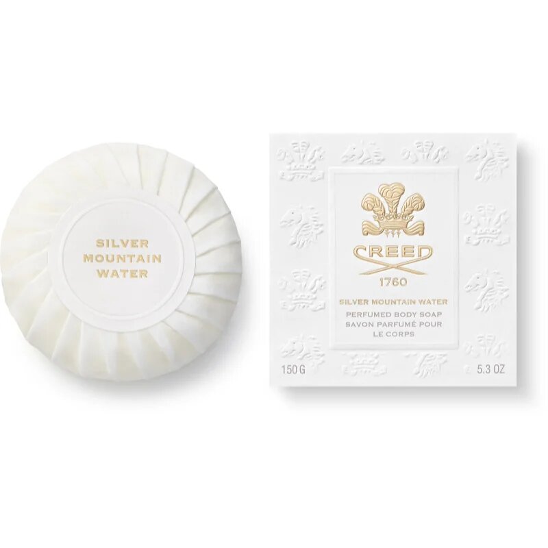 Creed Silver Mountain Water почистващ твърд сапун парфюмиран унисекс 150 гр.