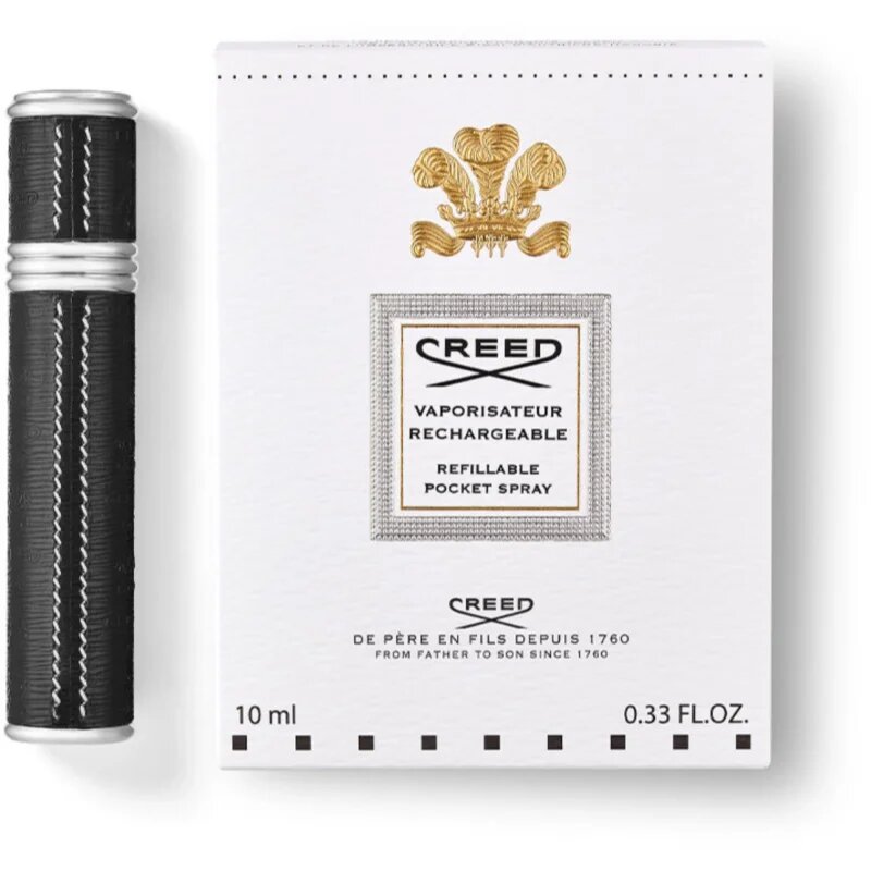 Creed Travel Atomiser Silver/Black пълнещ се разпръсквач 10 мл.