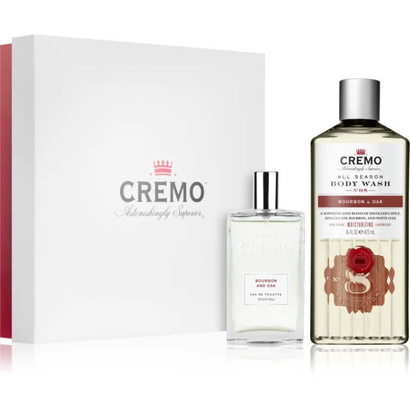 Cremo Bourbon & Oak Gift Set подаръчен комплект за мъже