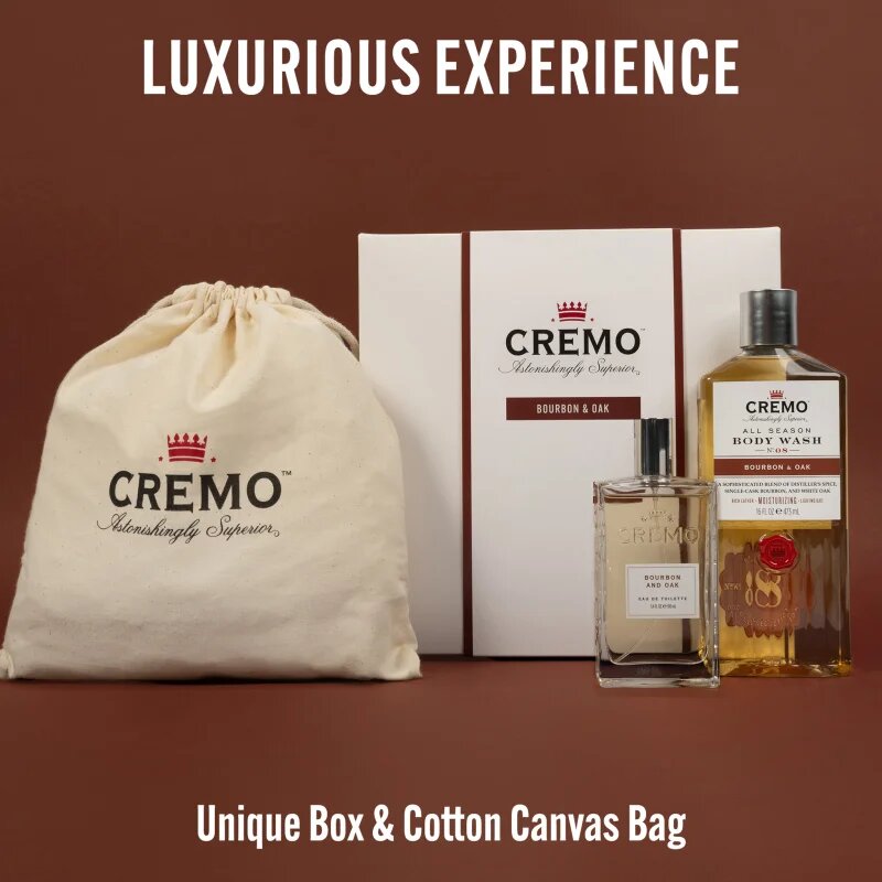 Cremo Bourbon & Oak Gift Set подаръчен комплект за мъже