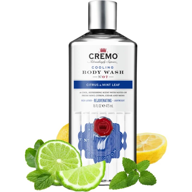 Cremo Citrus & Mint Leaf душ-гел за мъже 473 мл.