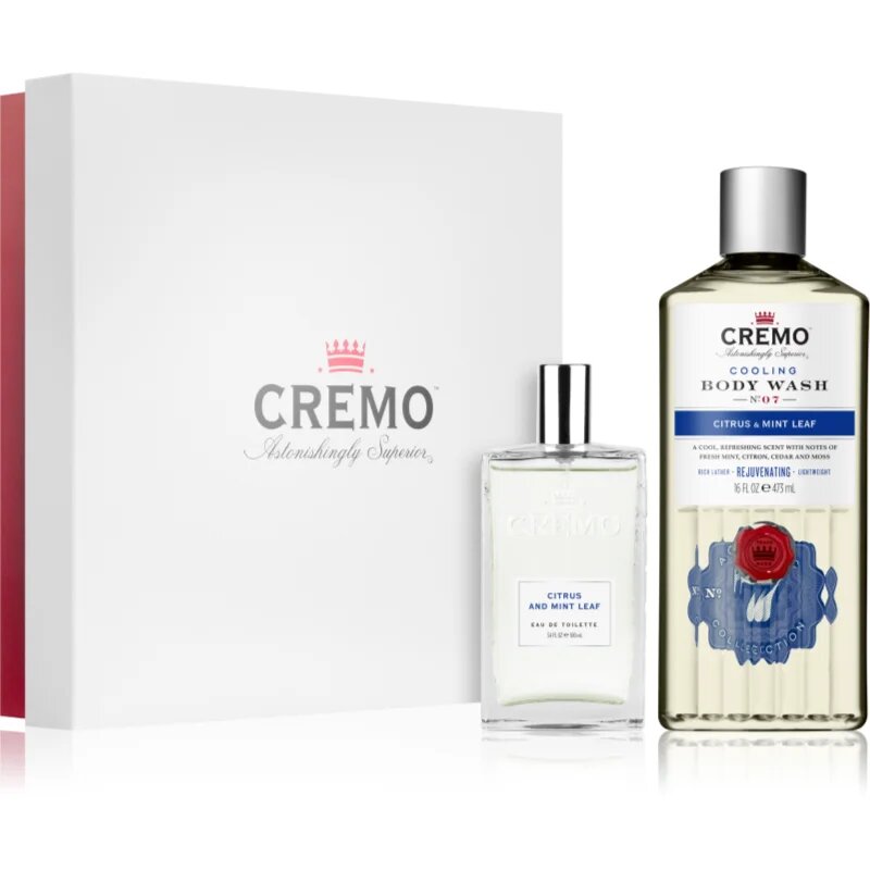 Cremo Citrus & Mint Leaf Gift Set подаръчен комплект за мъже