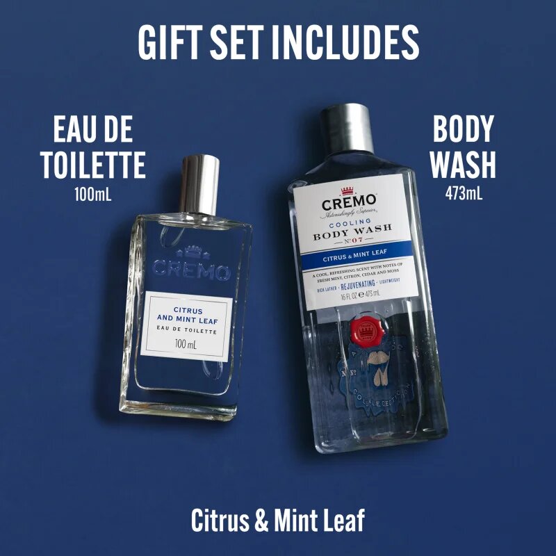 Cremo Citrus & Mint Leaf Gift Set подаръчен комплект за мъже