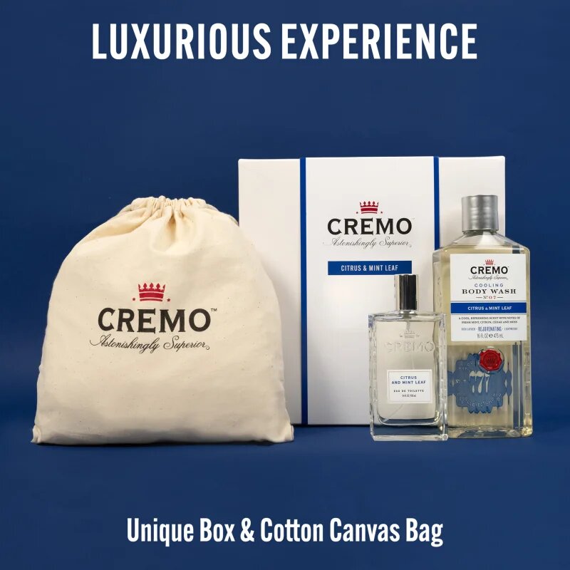 Cremo Citrus & Mint Leaf Gift Set подаръчен комплект за мъже