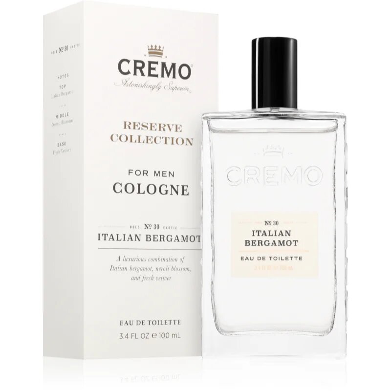 Cremo Italian Bergamot тоалетна вода за мъже 100 мл.