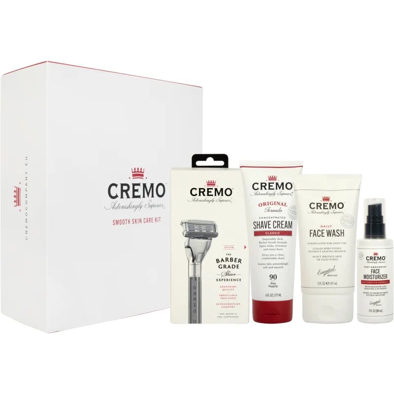 Cremo Smooth Skincare Kit подаръчен комплект за лице за мъже